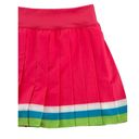 Pink Stripe Skirt Women's‎ Athletic Tennis Golf Pleated Pickleball Large Skort Photo 1