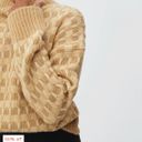 Everlane The Cloud Checkered Turtle-Neck Sweater Photo 1