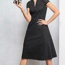 Talbots  Women's Size 12P Black Eyelet Dress Photo 1