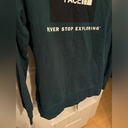 The North Face  Sz M Womens Red Box Pine Never Stop Exploring Green Fleece Hoodie Photo 2