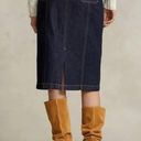 Ralph Lauren NWT Polo Denim & Supply  button down denim cowgirl skirt, size 29 Photo 5