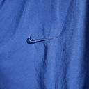 Nike  Vintage 90s Anorak Windbreaker Light Hooded Hiking Jacket 1/4 zip Navy Blue Photo 6