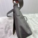 Relic  by Fossil Oh Happy Day gray leather flap front crossbody messenger bag EUC Photo 11