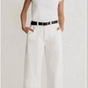 Madewell Jeans The Harlow Wide-Leg Baggy Straight in Tile White 33 NWT New Photo 2