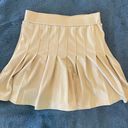 Pleated Tennis Skort Tan Photo 0