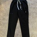 FIGS Black High Waisted Yola Skinny Scrub Pants Photo 1