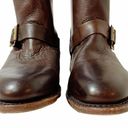 Krass&co Vintage Shoe  Brown Leather Side Buckle Boots Women’s Size 6 Made in USA Photo 6