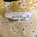 Wish Golden Bloom Floral Short Sleeve Dress V-Neck Ruffle Hem Mustard Yellow szL Photo 12