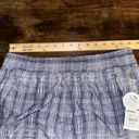 Vuori NWT  Dash Short VW367 Pale Blue Shibori Grid Women's XL Performance Photo 9