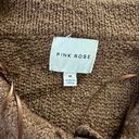Pink Rose Lightweight Cropped Sweater Photo 1