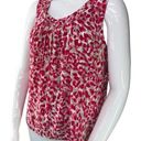 Chico's  Womens Size 3 US 16 XL Tank Top Shell Animal Print Crinkle Flowy Photo 0