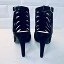 Cathy Jean Strappy Ankle Strap Black Heel Shoe sz 6 Photo 2