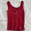 Brandy Melville Red Tank Top Photo 0