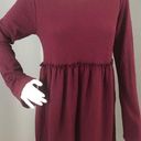 Isabel Maternity  by Ingrid & Isabel L/S Ruffle Babydoll Top Sz Medium NWT Photo 3