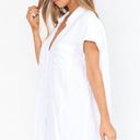 Show Me Your Mumu NWT  White Martin Shirt Dress Size Small Photo 1