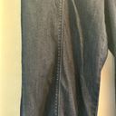 J.Jill  Metropolitan Full Wide Leg Jeans Size 14 Dark Blue Wash Attached Belt Photo 4