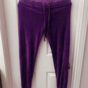 Juicy Couture  Y2K Purple Velour Jogger Track Pants Size XS Photo 4