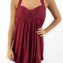 BCBGMAXAZRIA 00s  Vintage Red Halter Top Sweetheart Neckline Mini Dress Photo 5