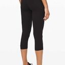 Lululemon  Athletica Align Crop 21’ black nulu fabric cropped legging Photo 0