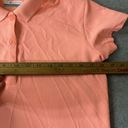 Columbia  Top Womens Size M Golf Polo Peachy Pink Preppy Logo Outdoors Hiking Photo 3