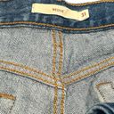 Levi's  High Rise Destructed Wedgie Icon Fit Ankle Straight Leg Jeans 31 Photo 2