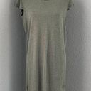 Jessica Simpson  Green Cap Sleeve Hi Low Side Slit Midi Dress Large Photo 0