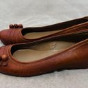 Ecco  Keystone Black comfort Leather Button Detail Flats Sz 40 Photo 3