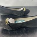 Cliffs  BY WHITE MOUNTAIN Women's Charmed Ballet Flats Black Suedette sz 9W Wide Photo 3