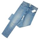 NWT Mother Mid Rise Dazzler Crop Fray in Blowing Kisses Stretch Crop Jeans 30 Photo 0