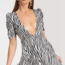 LIONESS Ask Anything Zebra Print Mini Dress NWT Photo 3