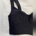 Fabletics Black bustier style cropped top Photo 1