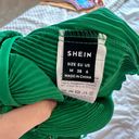 SheIn Green Ruffle Top Photo 1