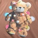 Grayson Threads Urban Outfitters: Teddy Bear Holiday Sweatshirt Oversized Photo 2