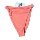 Daisy NWT Dippin 's High Waisted Knot Cheeky Bikini Bottom Pink Coral XS Photo 0