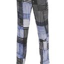 DKNY  Straight Leg Drapey Pants Printed Tie Pull On Navy Blue Ikat NWT SZ Medium Photo 10