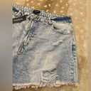 Boohoo  Acid Wash distressed denim mom shorts women’s size 12 Photo 2