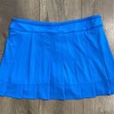 Lucky in Love  Playing in Paradise Hi Low Pleated Skirt Aegean Blue Size Large Photo 3