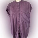 Calvin Klein  | purple short sleeve blouse Photo 1