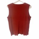 Lane Bryant  Plus Size 22/24 Red Ribbed Plus Size Sweater Vest Sleeveless Photo 3