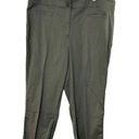 kim rogers  Gray Stretch Cropped Capri Pants Women's Size 18 Photo 0