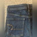 American Eagle Dark Blue Denim Jean Shorts, Super Stretch, Hi-Rise Shortie Photo 12