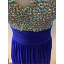 Dress Up Prom dress blue  long blue dress prom or fancy  event size 6 Photo 3