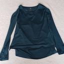 Calia by Carrie Teal Mesh Back Long Sleeve Top Photo 1