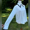 Mango  Contrast trim shirt Size 2 Photo 3