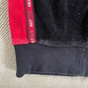 Tommy Hilfiger  Sport Red Black Logo Velour Track Suit Hoodie Pants 0X 1X Photo 12