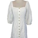 l*space L* Marina Dress in White Medium New Womens Cotton Mini Photo 3