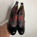 L.A.M.B. Plaid & leather Essex heels size 6 Photo 2