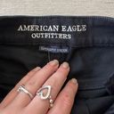 American Eagle Black High Rise Jean Shorts Photo 2