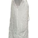 Michael Stars  Bohemian Lace Cotton Mini Shift Dress Lined White size Small Photo 5