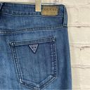 Guess  Jeans Pants Dark Wash Denim Cropped Ankle Zipper Accent Women’s 29 Y2K Photo 3